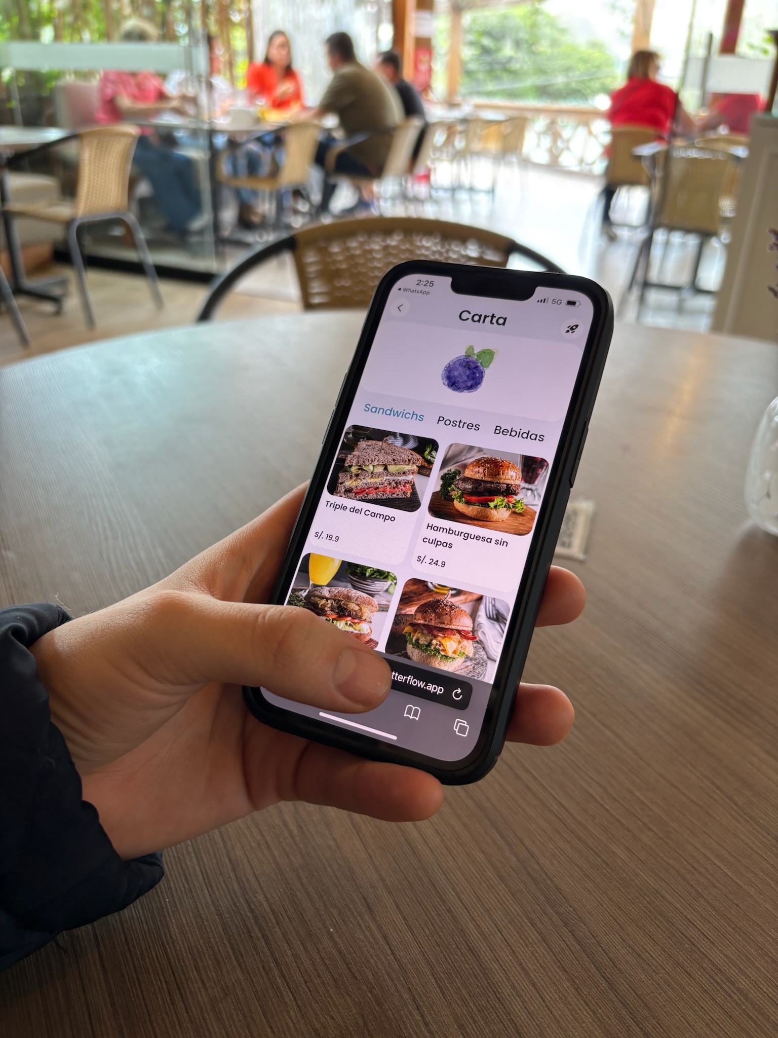 Menú digital interactivo